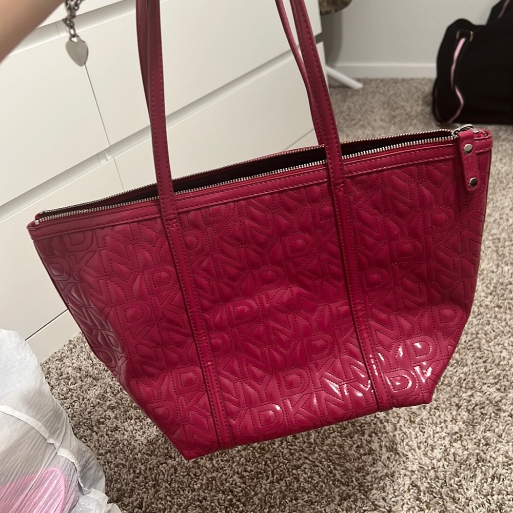 Pink DKNY purse